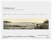 Tablet Screenshot of churbuck.com